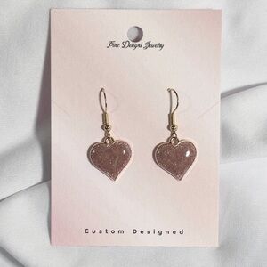😍18K Gold Heart Earrings😍